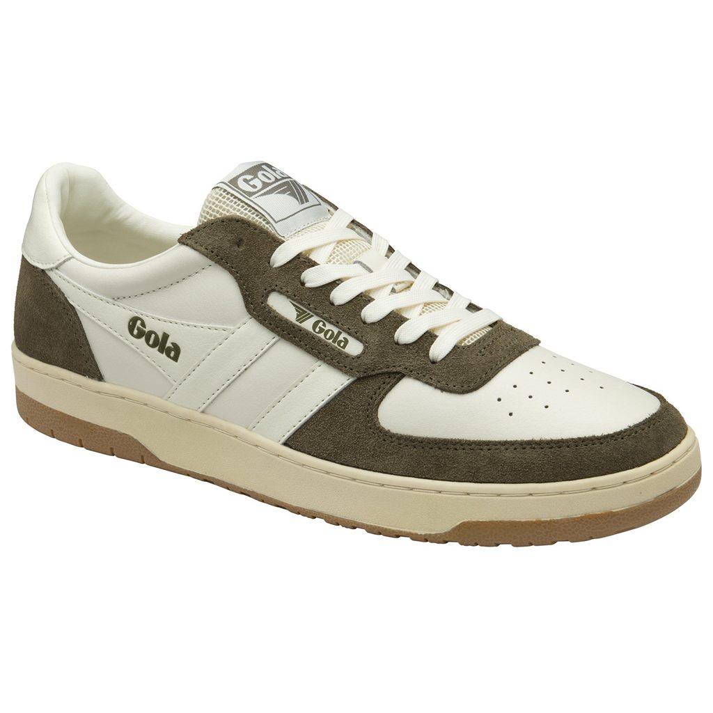 Gola Classics Hawk '89 Sneakers Hvide Khaki Danmark | BASG15962