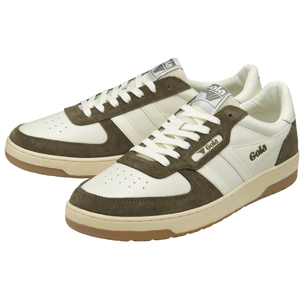Gola Classics Hawk '89 Sneakers Hvide Khaki Danmark | BASG15962