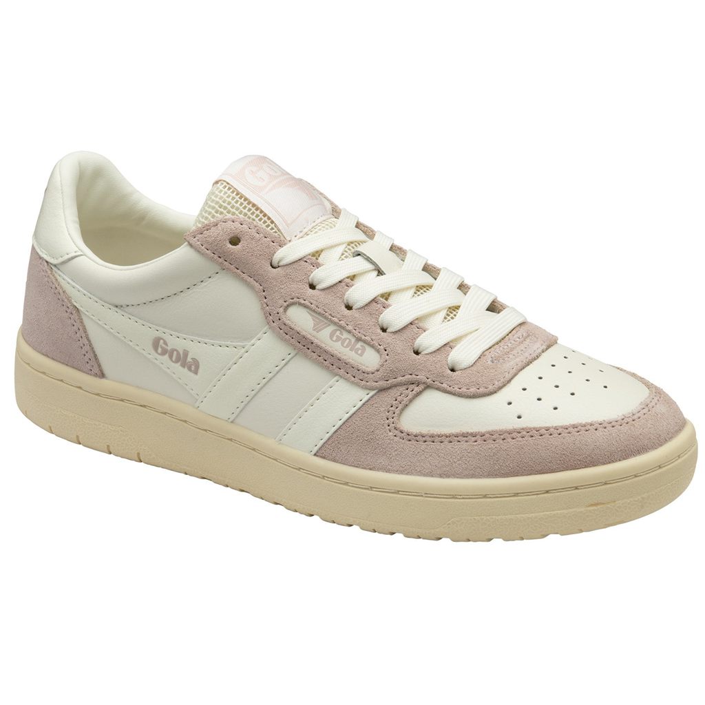 Gola Classics Hawk '89 Sneakers Hvide Lyserød Hvide Danmark | UKOJ18074