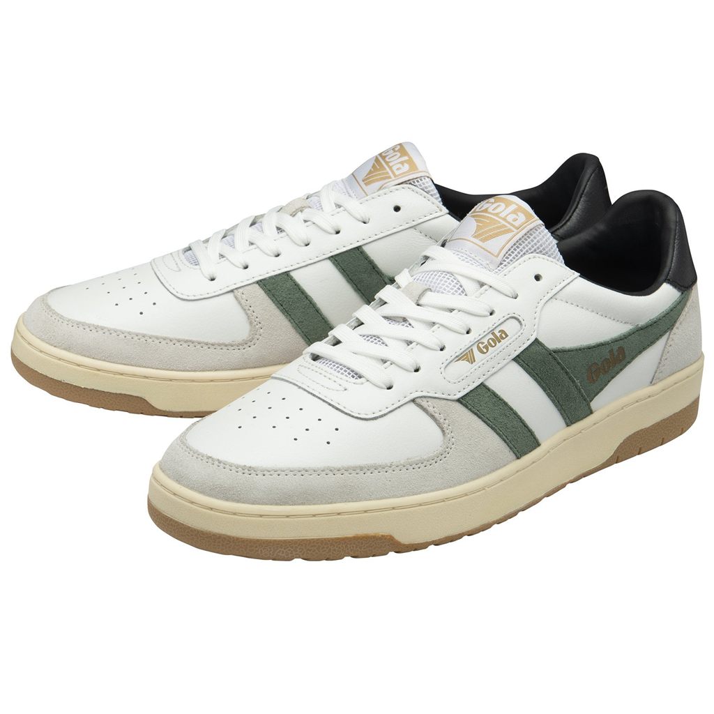 Gola Classics Hawk Sneakers Hvide Sort Danmark | WFPJ54768