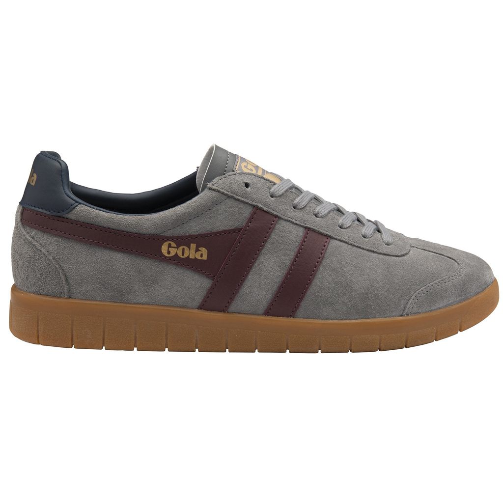 Gola Classics Hurricane Suede Sneakers Bordeaux Mørkeblå Danmark | STRM35786