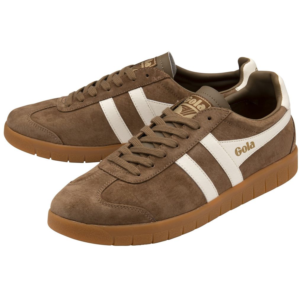 Gola Classics Hurricane Suede Sneakers Hvide Danmark | KTMR53401