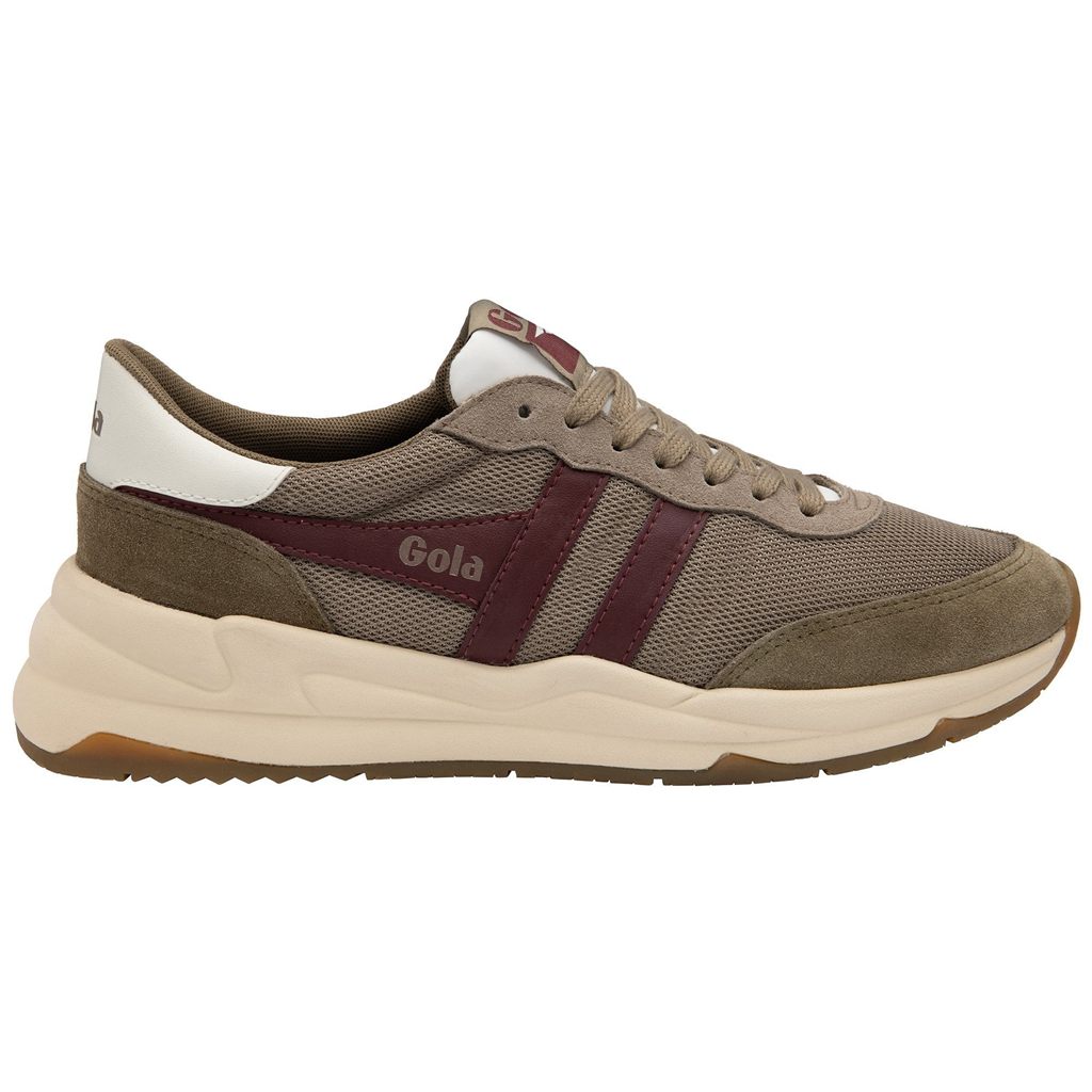 Gola Classics Jupiter Sneakers Khaki Bordeaux Danmark | YKBR15920
