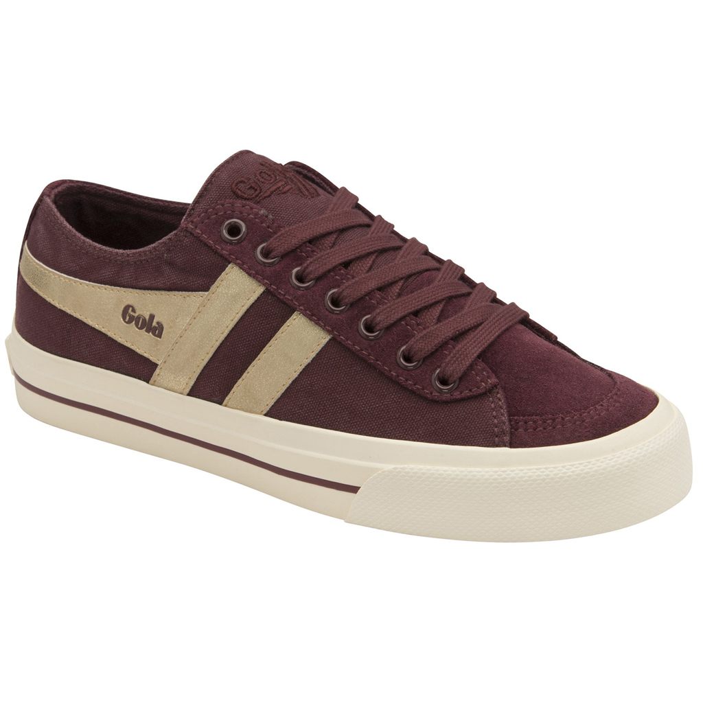 Gola Classics Quota II Mirror Plimsoll Sneakers Guld Danmark | ELPC27136