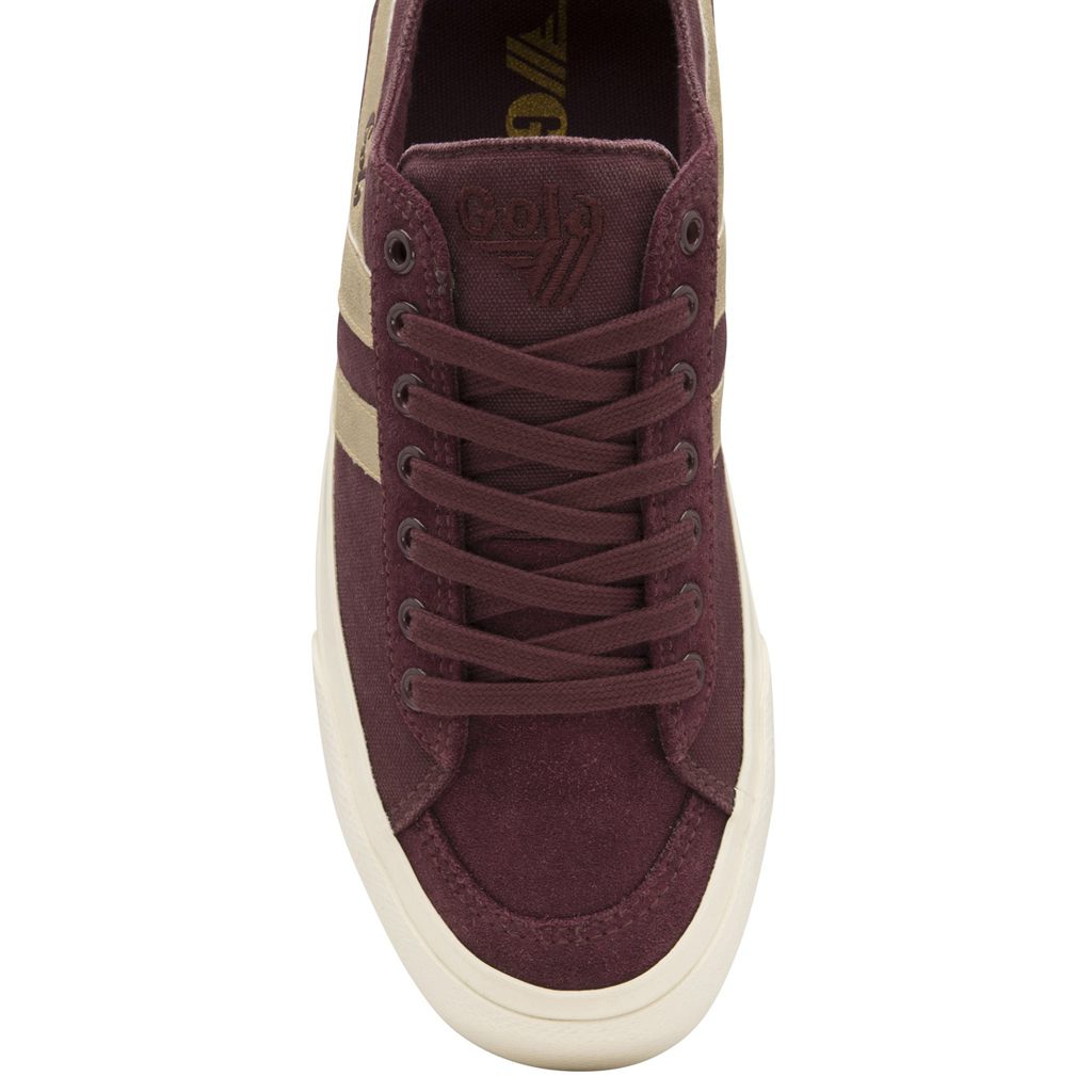 Gola Classics Quota II Mirror Plimsoll Sneakers Guld Danmark | ELPC27136