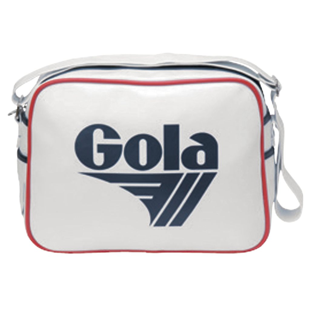 Gola Classics Redford Messenger Bag Hvide Mørkeblå Rød Danmark | UJLO54823