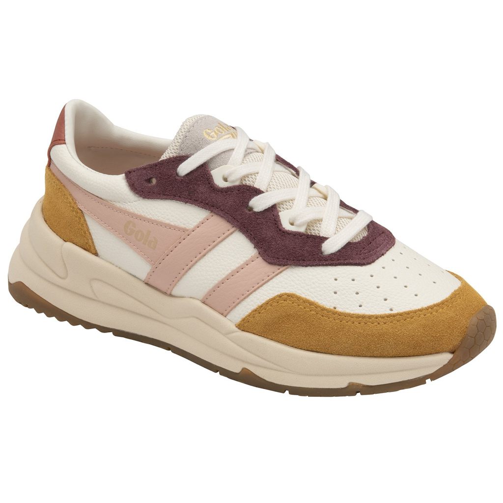 Gola Classics Saturn Quadrant Sneakers Hvide Lyserød Orange Danmark | UFNC31750