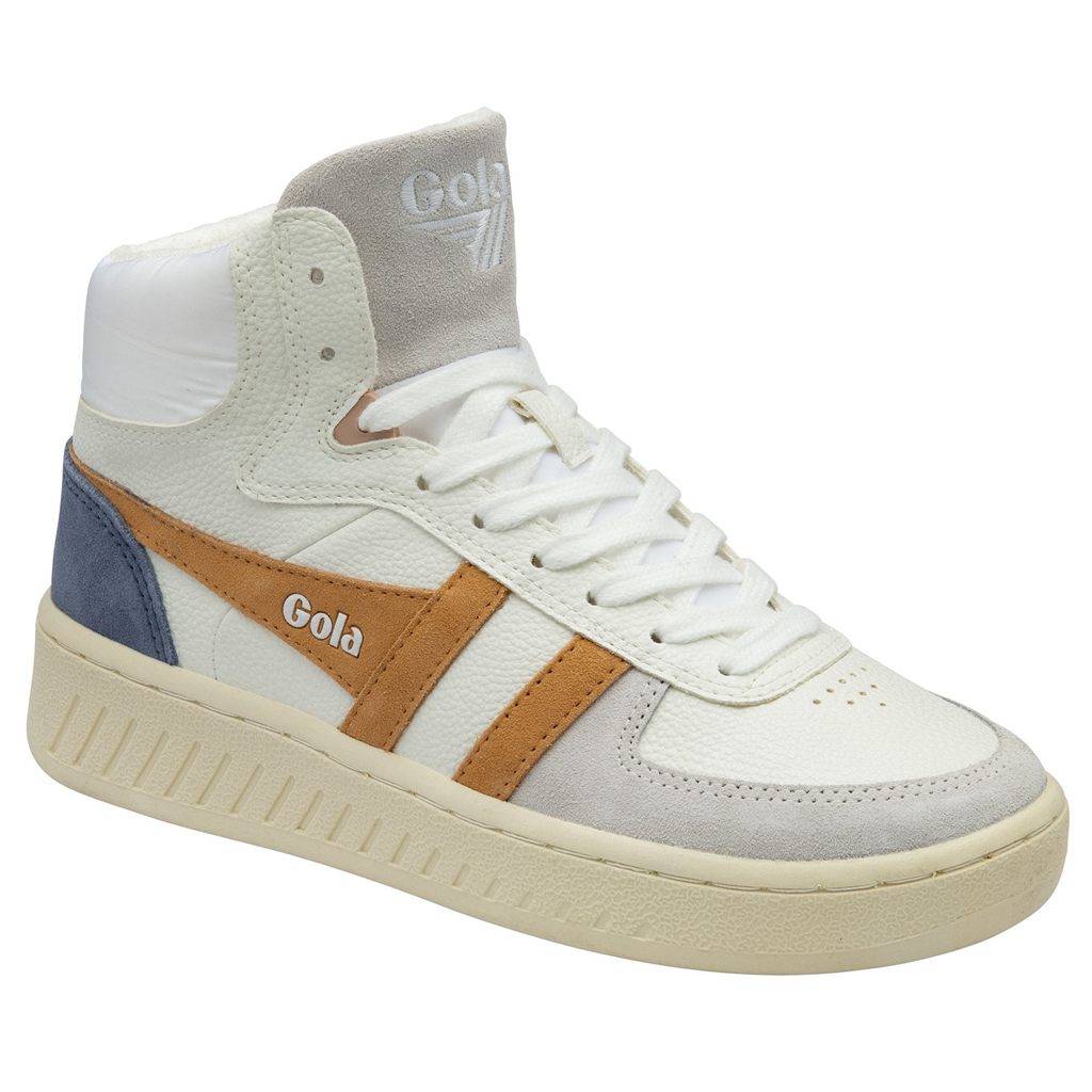 Gola Classics Slam Trident Sneakers Hvide Danmark | FRKM91034