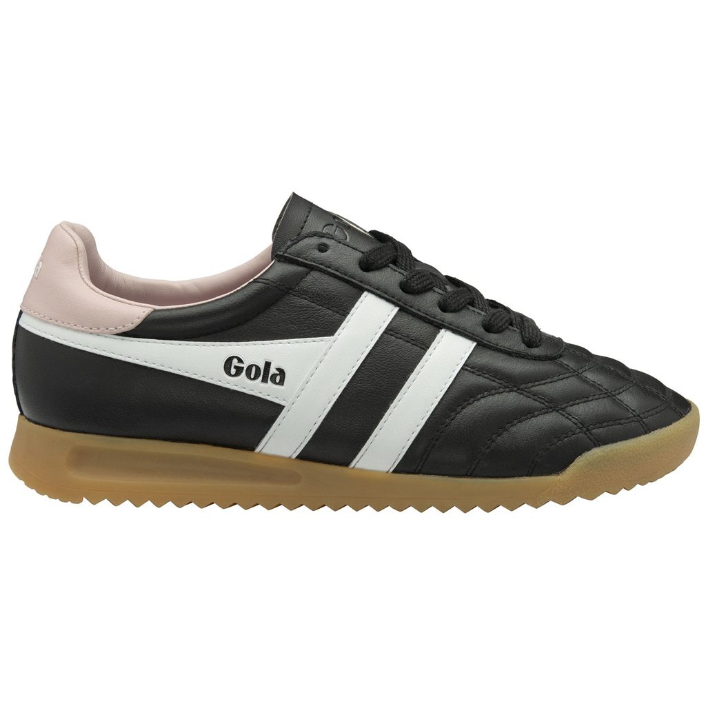 Gola Classics Stadium Sneakers Sort Hvide Lyserød Danmark | KSEG14276