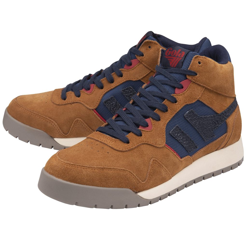 Gola Classics Summit High Sneakers Mørkeblå Danmark | QNWC18427