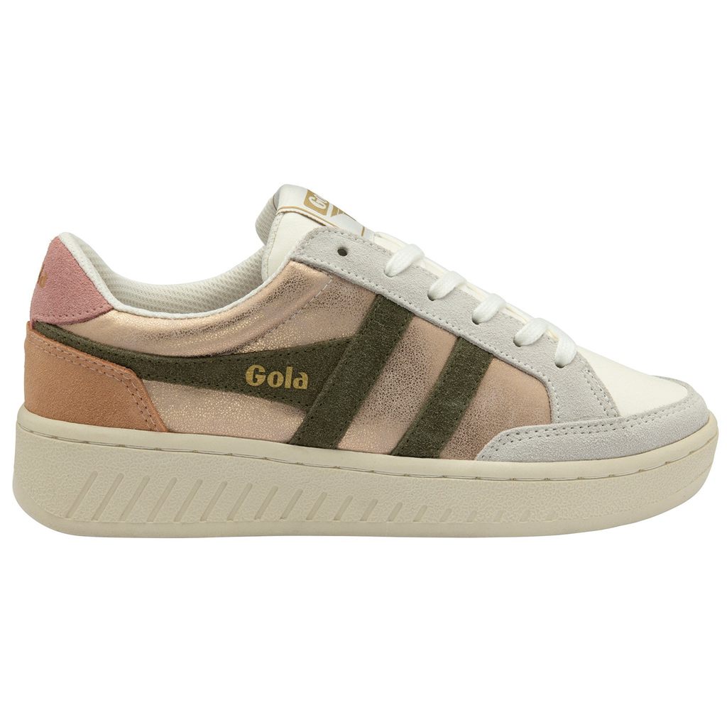 Gola Classics Superslam Blaze Sneakers Lyserød Guld Khaki Koral Lyserød Danmark | URTS82369
