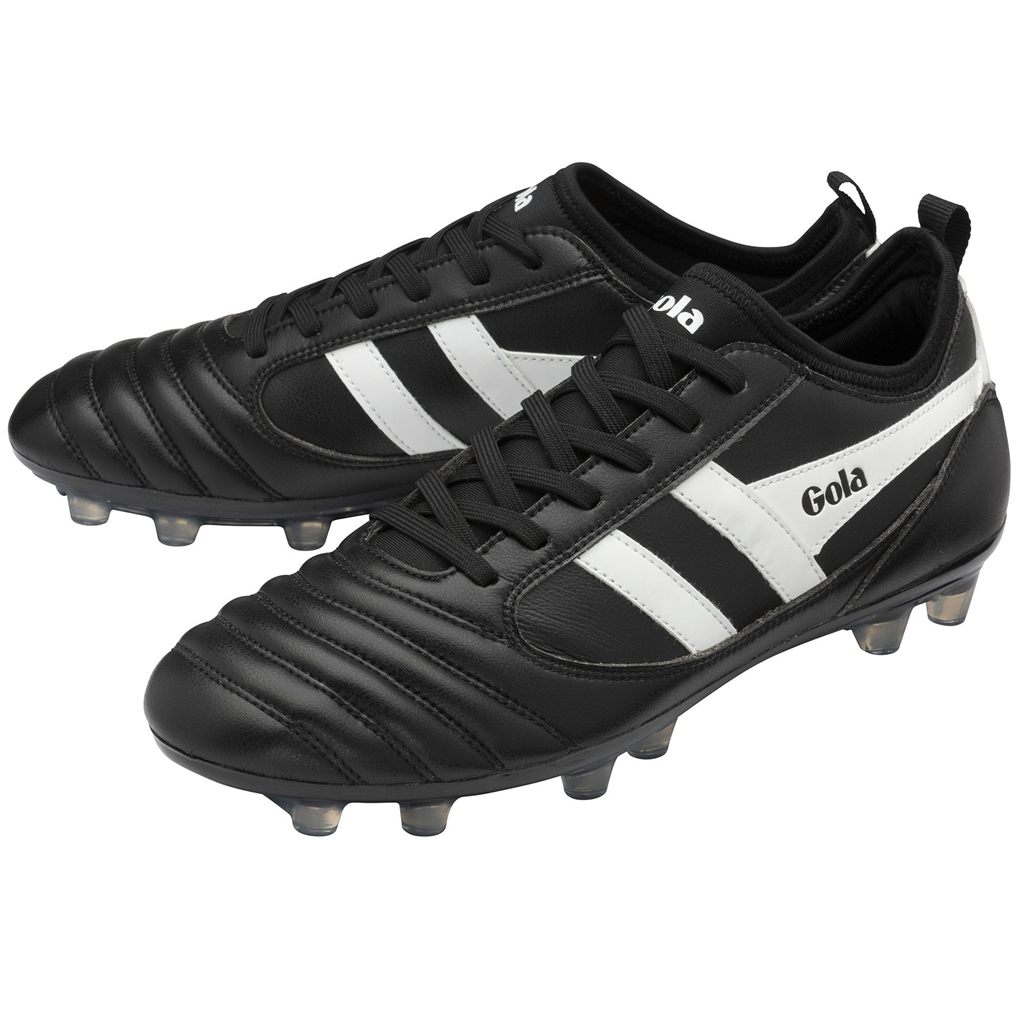 Gola Performance Adults Ceptor MLD Pro Football Boots Sort Hvide Danmark | BEUC28014