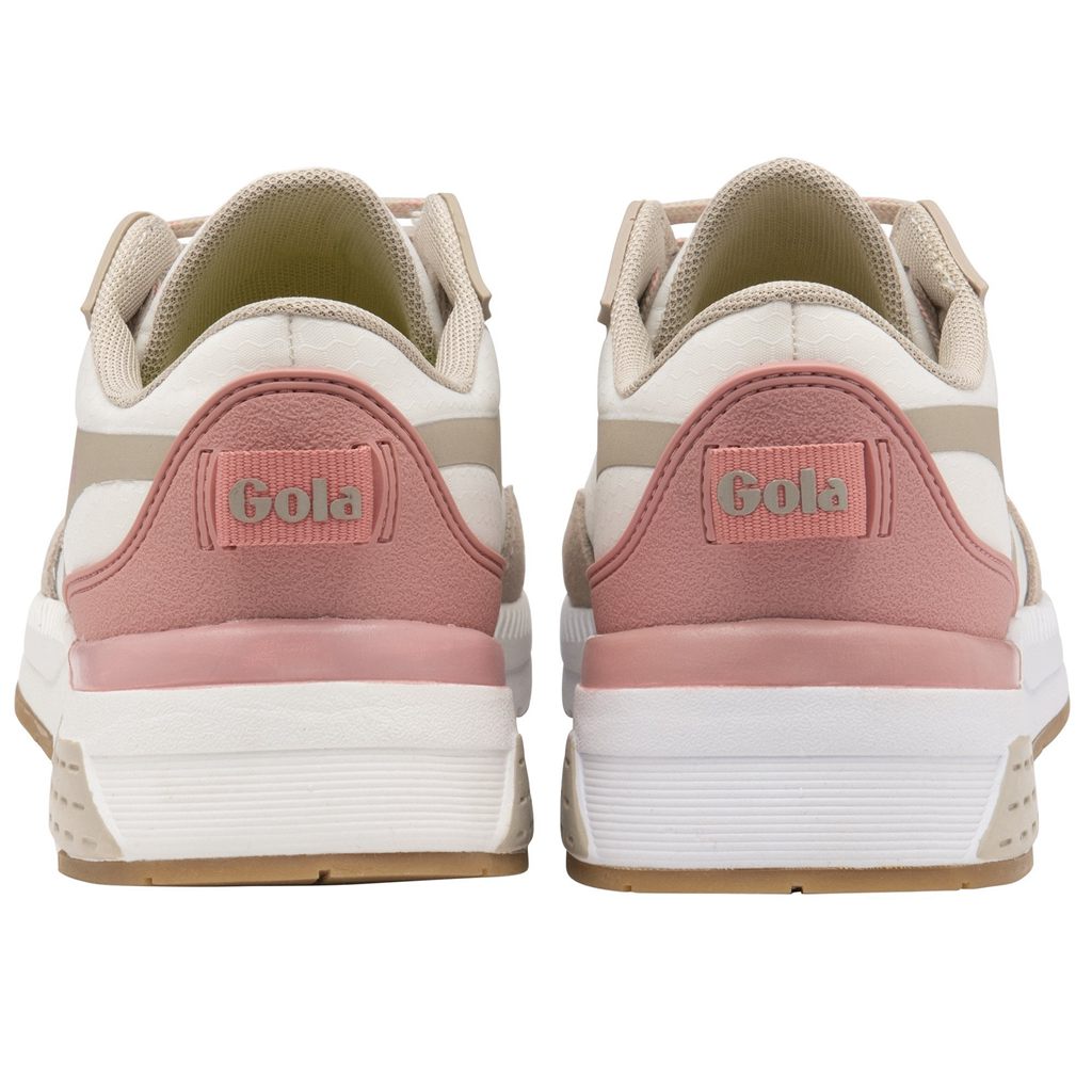 Gola Performance Atomics Sneakers Hvide Grå Lyserød Danmark | BXUP81256