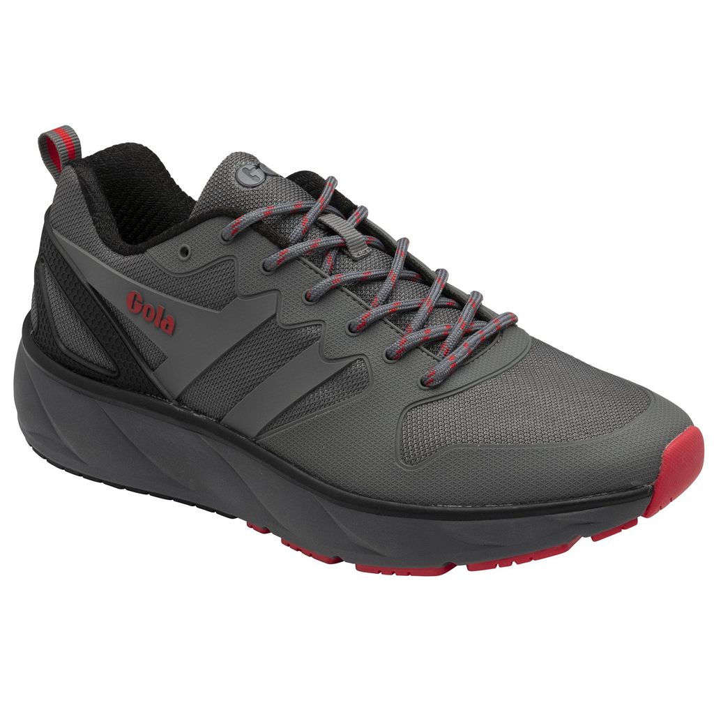Gola Performance Thunder Sneakers Sort Dyb Rød Danmark | ETWH81345