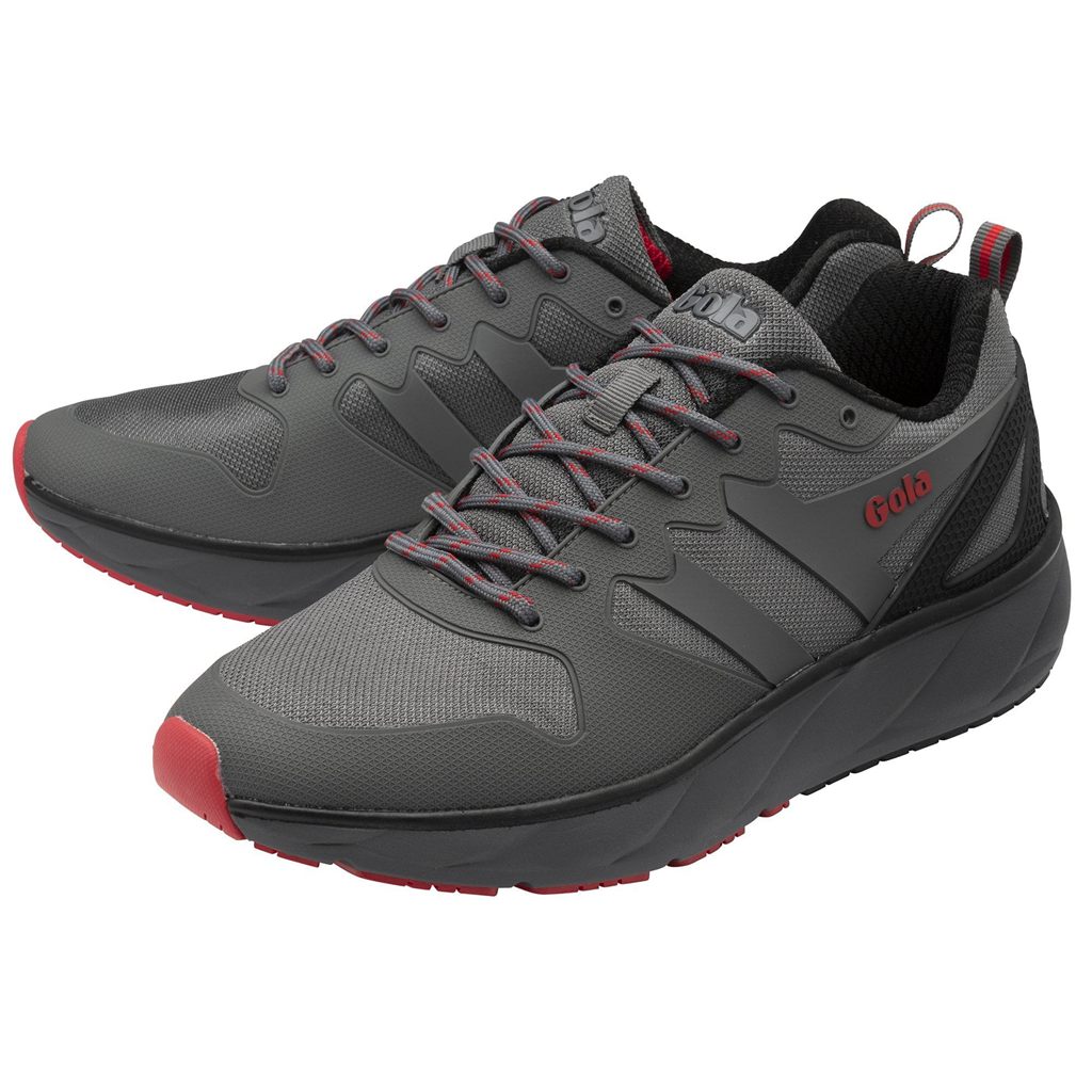 Gola Performance Thunder Sneakers Sort Dyb Rød Danmark | ETWH81345