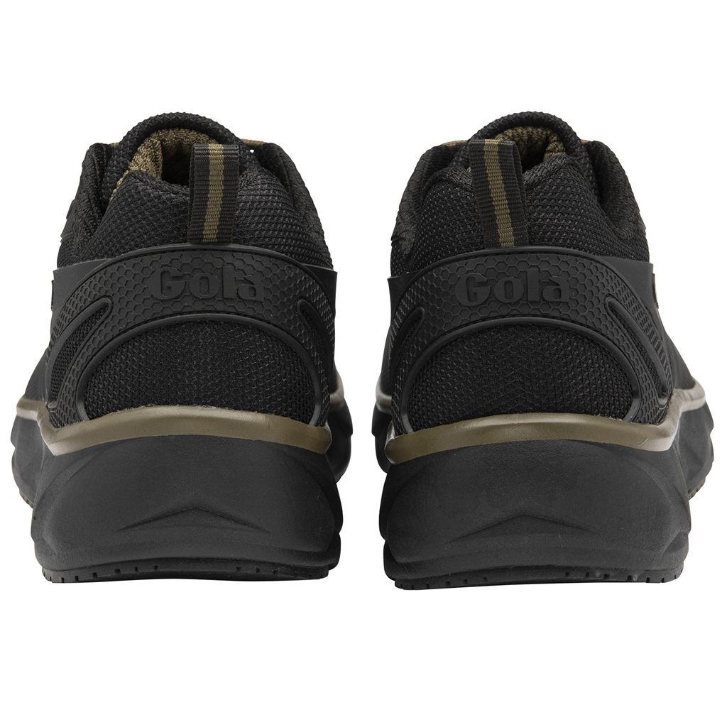 Gola Performance Thunder Sneakers Sort Khaki Danmark | RYZD74152