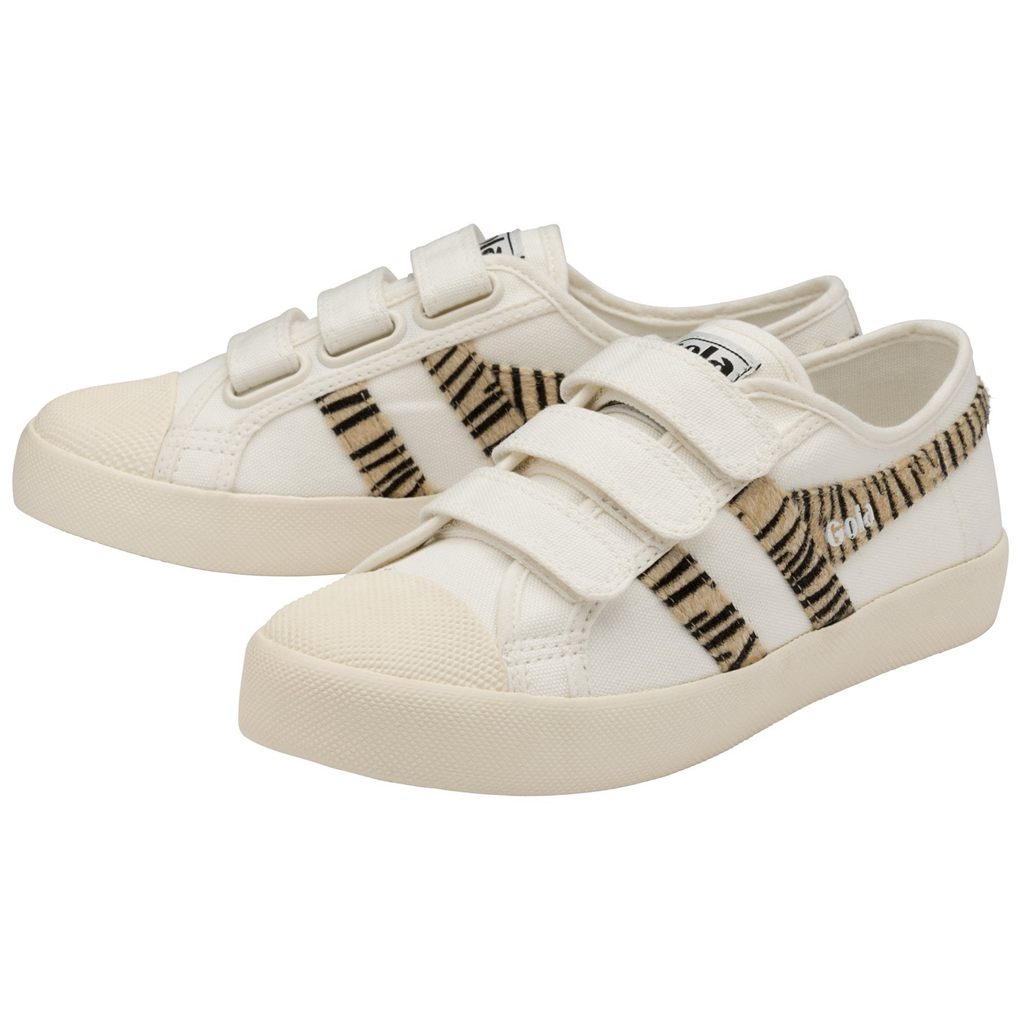 Gola Vegan Classics Coaster Safari Strap Sneakers Hvide Danmark | BRAO41572