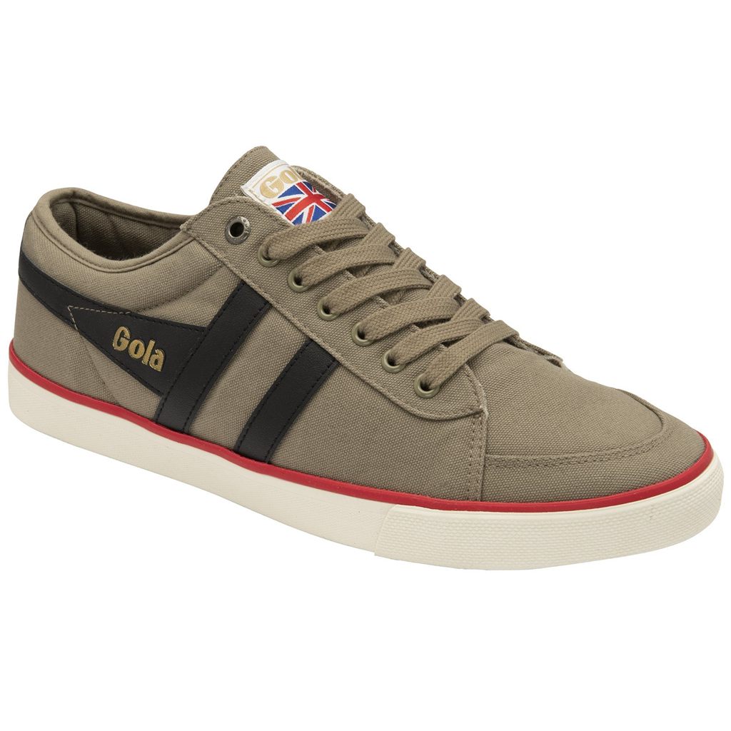 Gola Vegan Classics Comet Plimsoll Sneakers Sort Dyb Rød Danmark | KZJY47036