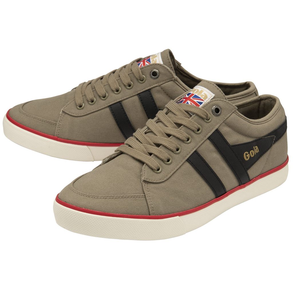 Gola Vegan Classics Comet Plimsoll Sneakers Sort Dyb Rød Danmark | KZJY47036