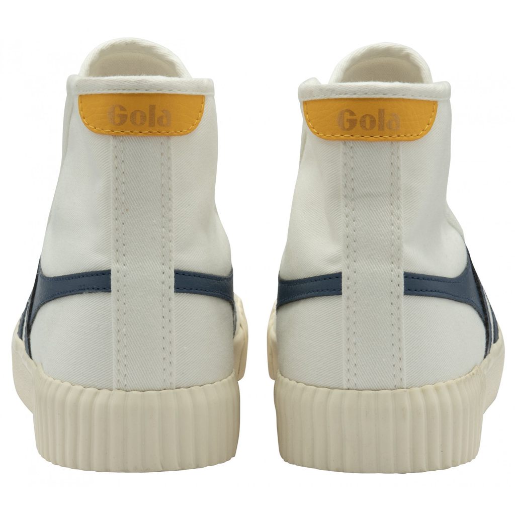 Gola Vegan Classics Rally High Plimsoll Sneakers Hvide Danmark | LKZC65470
