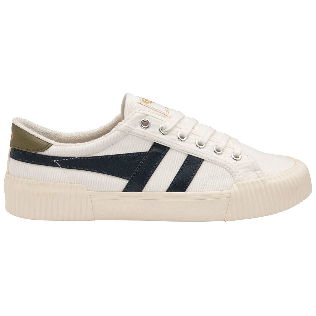 Gola Vegan Classics Rally Plimsoll Sneakers Hvide Mørkeblå Khaki Danmark | KYPR90768