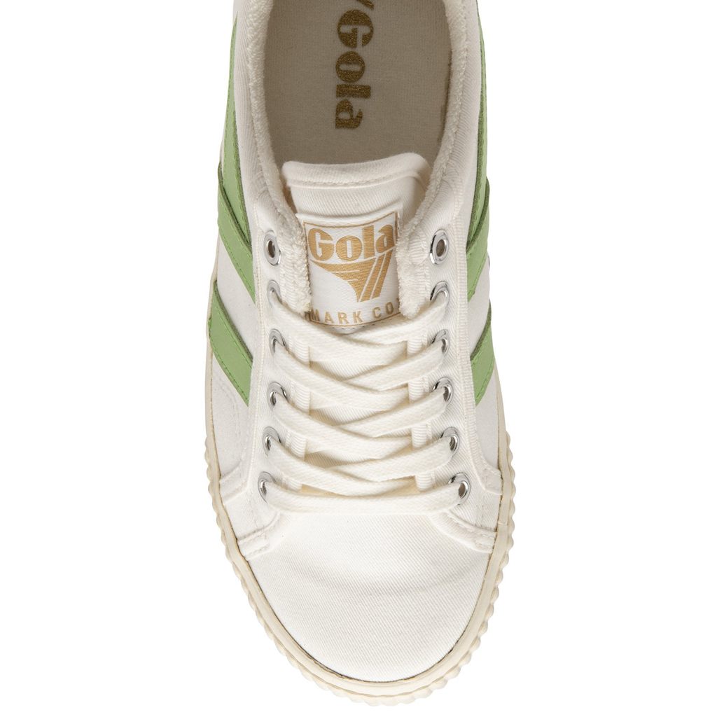 Gola Vegan Classics Tennis Mark Cox Sneakers Hvide Grøn Danmark | UCSG94623